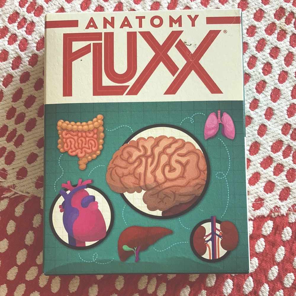Fluxx Anatomy card game - Fun!